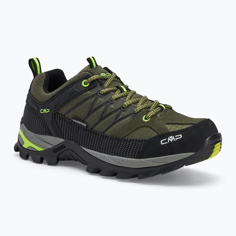 Pánské trekové boty CMP Rigel Low Wp jungle/yellow fluo