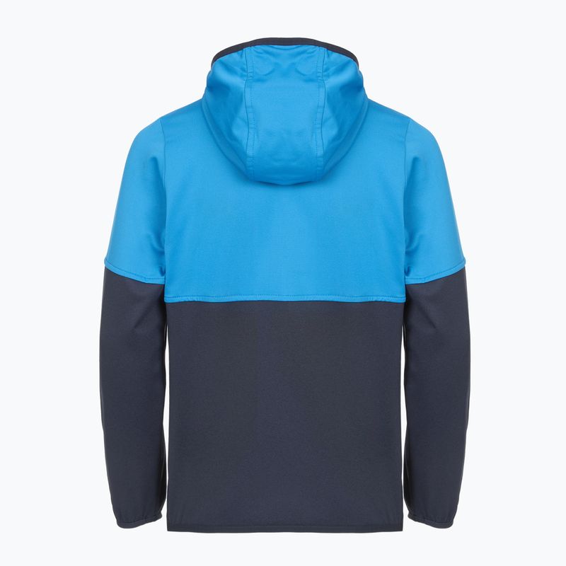 Dětská mikina CMP Fix Hood b.blue/river/lime 2