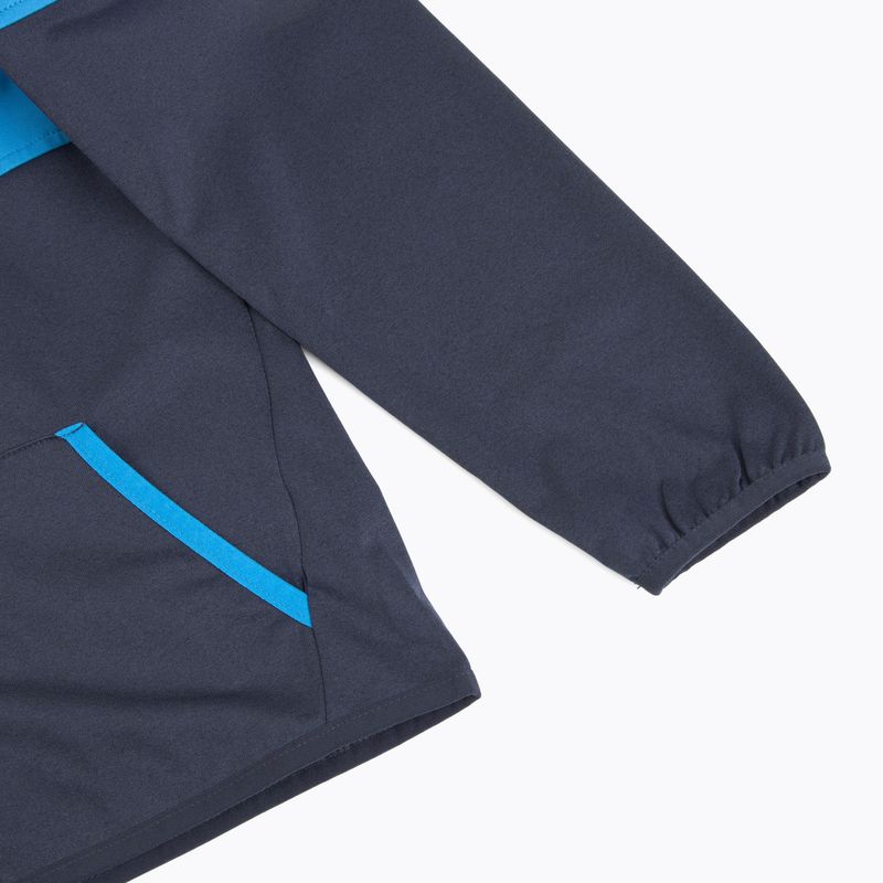 Dětská mikina CMP Fix Hood b.blue/river/lime 4