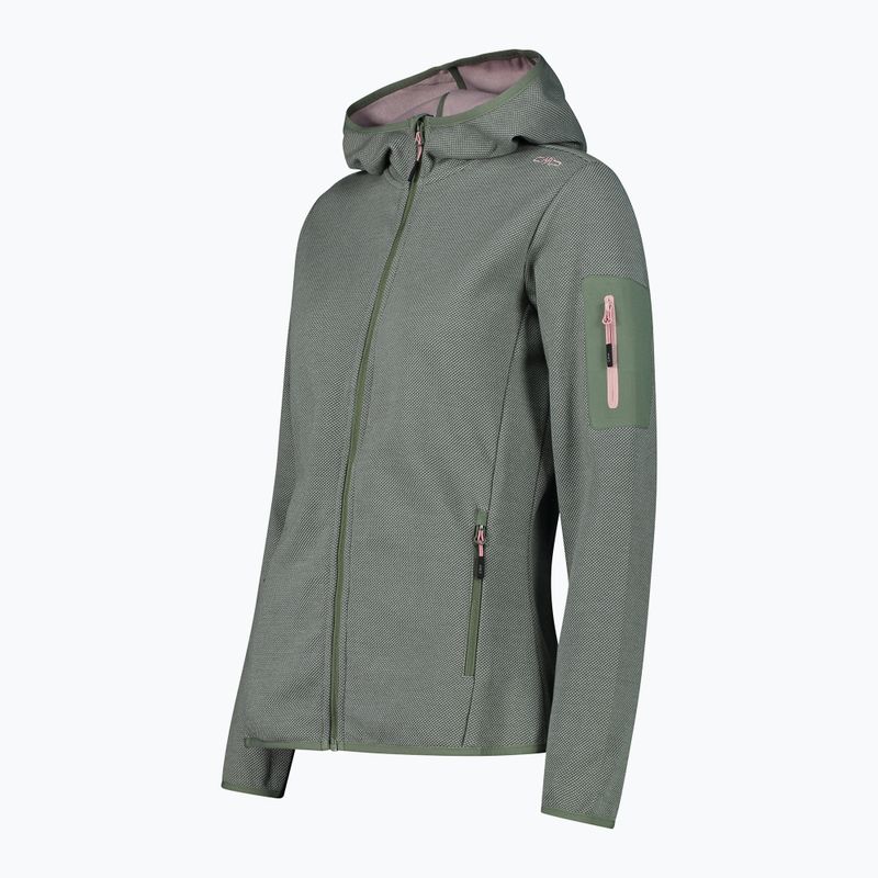 Dámská treková mikina CMP Zip Hood salvia/jade 2