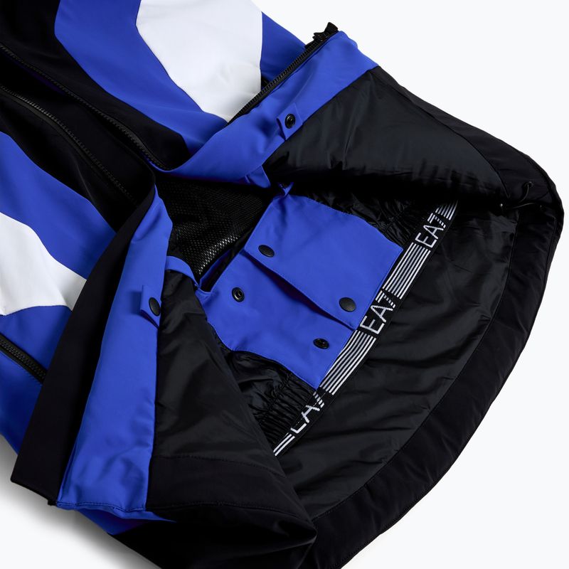 Pánská lyžařská bunda EA7 Emporio Armani Ski Cortina Colorblock Toray new royal blue 9