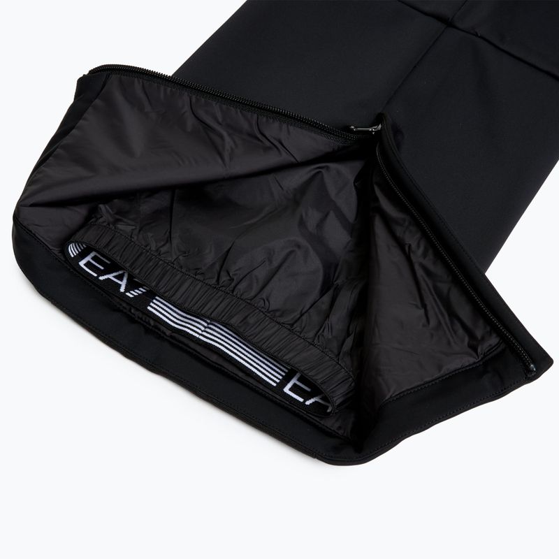 Pánské lyžařské kalhoty EA7 Emporio Armani Ski Kitzbuhel Softshell black 3