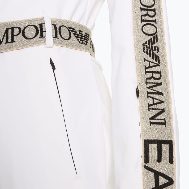 Dámská lyžařská kombinéza EA7 Emporio Armani Ski Kitzbuhel Softshell white 4