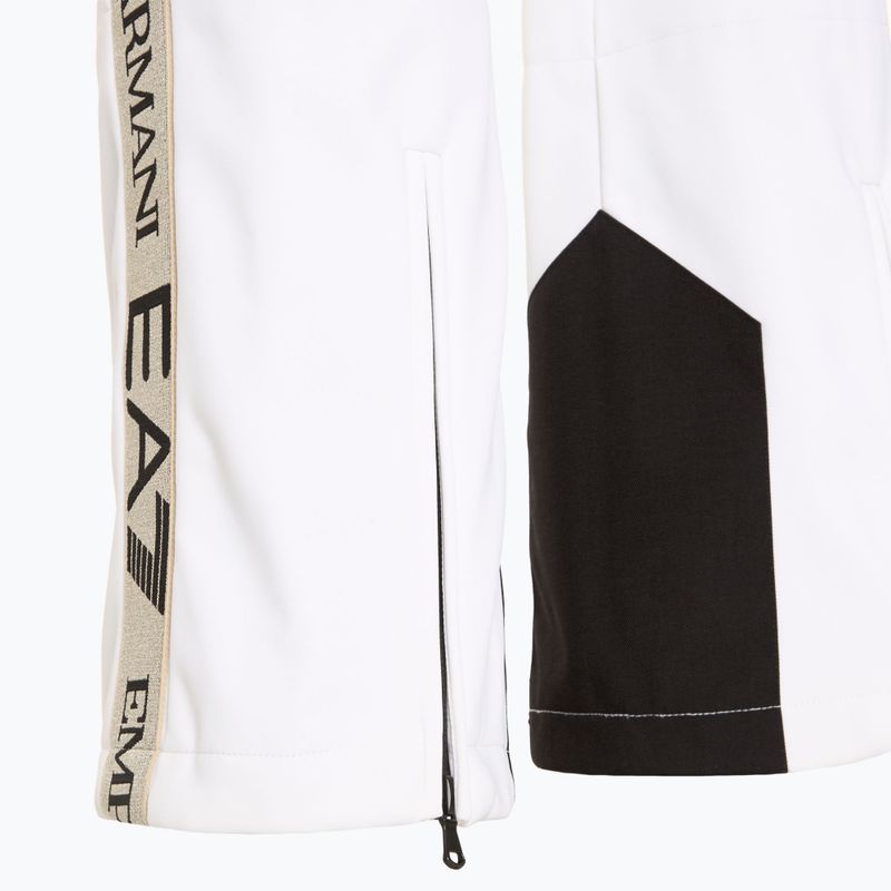 Dámská lyžařská kombinéza EA7 Emporio Armani Ski Kitzbuhel Softshell white 5