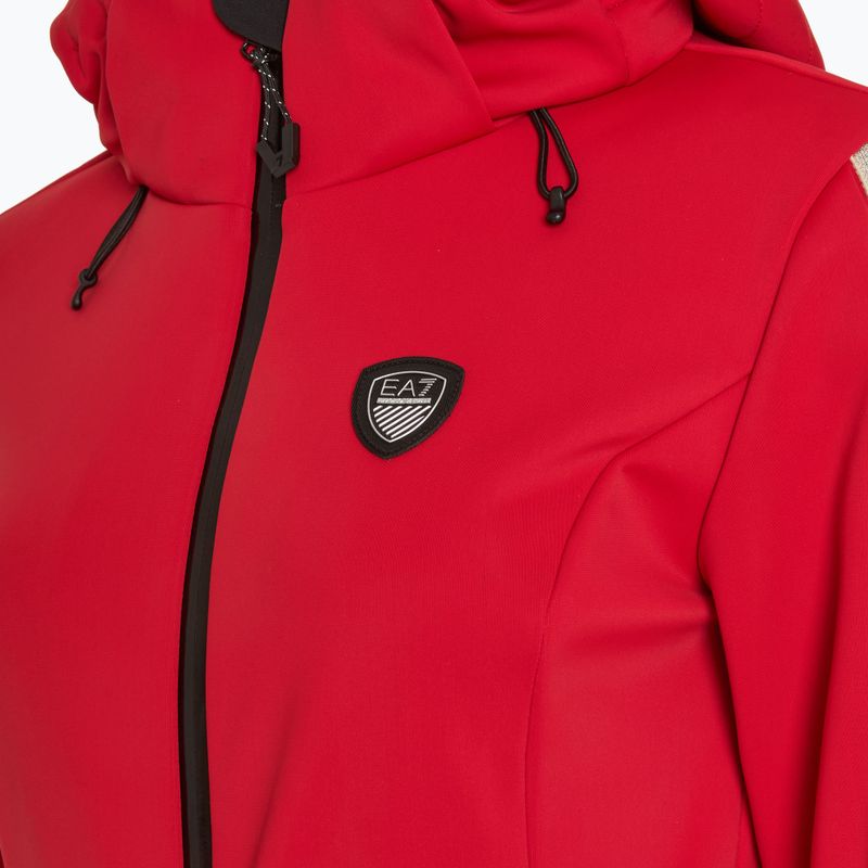 Dámská lyžařská kombinéza EA7 Emporio Armani Ski Kitzbuhel Softshell salsa 3