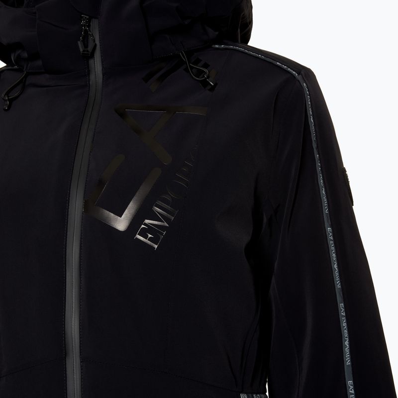 Dámská lyžařská bunda EA7 Emporio Armani Ski Cortina Logo Toray black 3