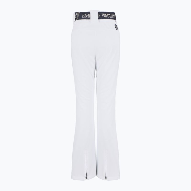 Dámské lyžařské kalhoty EA7 Emporio Armani Ski Kitzbuhel High Waisted Softshell white 2