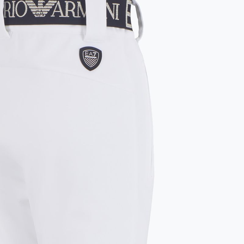 Dámské lyžařské kalhoty EA7 Emporio Armani Ski Kitzbuhel High Waisted Softshell white 3