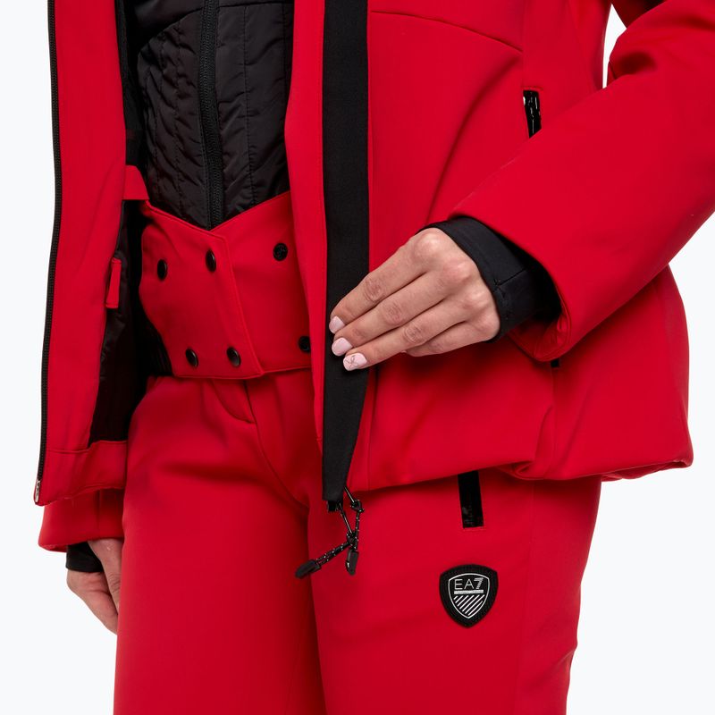 Lyžařský set bunda + kalhoty + vesta EA7 Emporio Armani Ski Kitzbuhel Softshell Tris Salsa 17