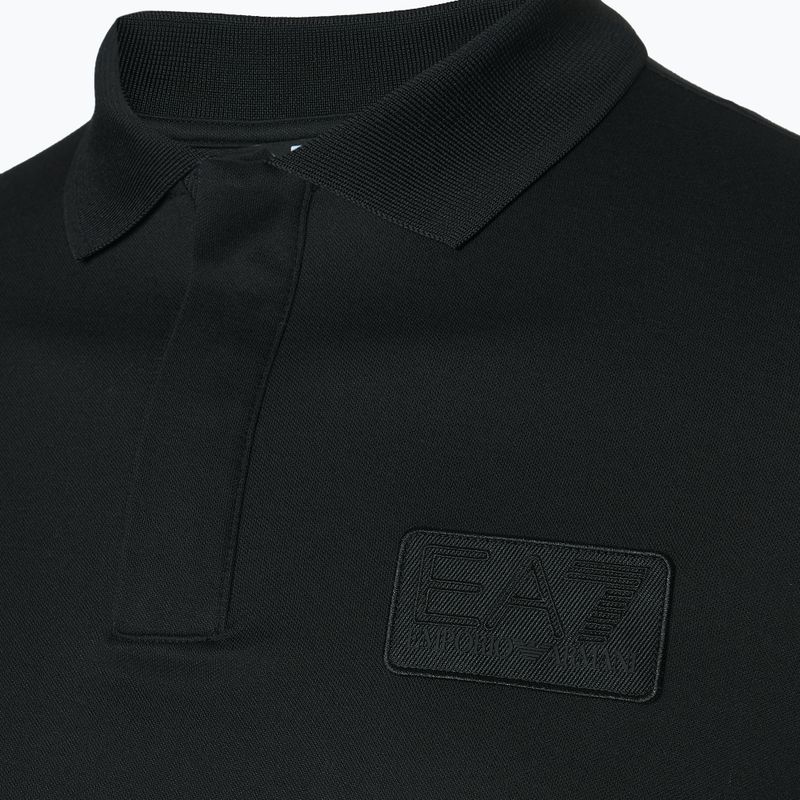 Pánské tričko  EA7 Emporio Armani Train Lux Polo Modal black 3