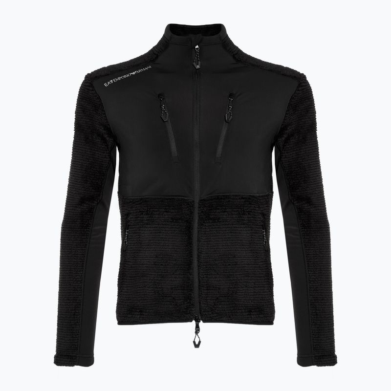 Pánská lyžařská mikina EA7 Emporio Armani Ski Cortina Polarfleece black