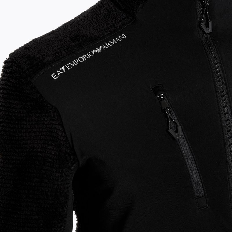 Pánská lyžařská mikina EA7 Emporio Armani Ski Cortina Polarfleece black 3