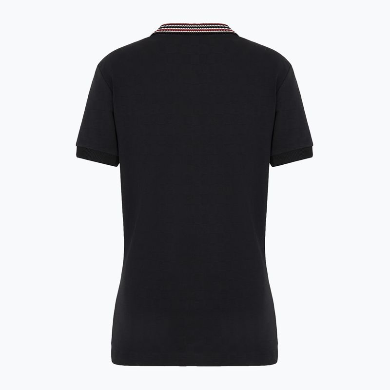 Dámské tričko EA7 Emporio Armani Golf Pro Polo Damier black 2