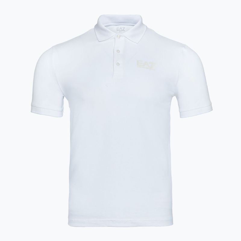 Pánské tričko  EA7 Emporio Armani Train Visibility Polo white