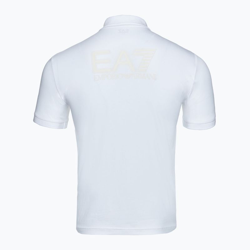 Pánské tričko  EA7 Emporio Armani Train Visibility Polo white 2