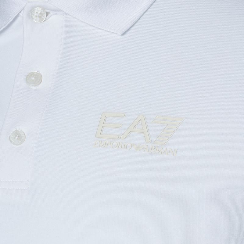 Pánské tričko  EA7 Emporio Armani Train Visibility Polo white 3