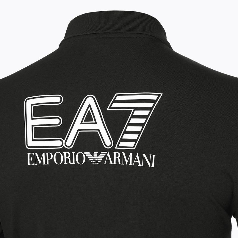 Pánské tričko  EA7 Emporio Armani Train Visibility Polo black 4