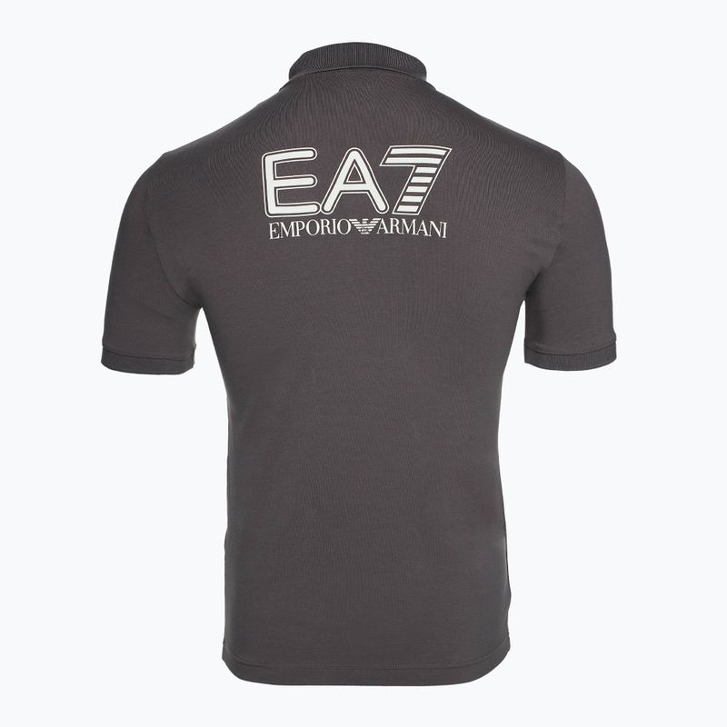 Pánské tričko  EA7 Emporio Armani Train Visibility Polo volcanic glass 2