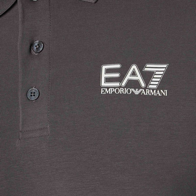 Pánské tričko  EA7 Emporio Armani Train Visibility Polo volcanic glass 3