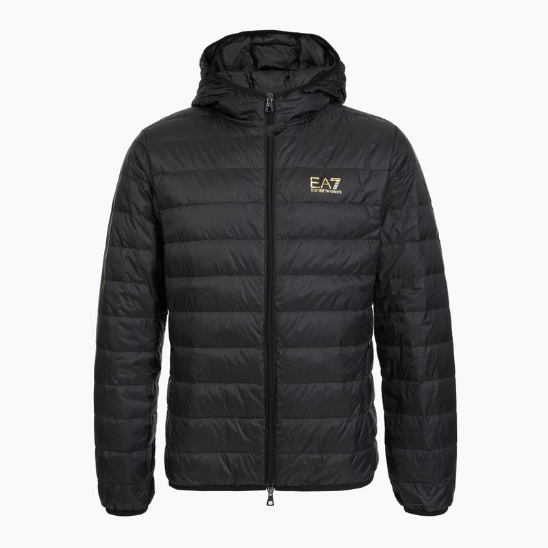 Pánská bunda EA7 Emporio Armani Train Core Id Down Light Jacket Hoodie black