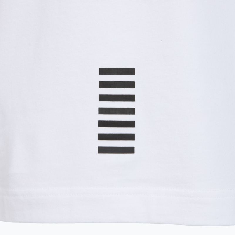 Pánské polo tričko EA7 Emporio Armani Core Identity white/silver logo 4