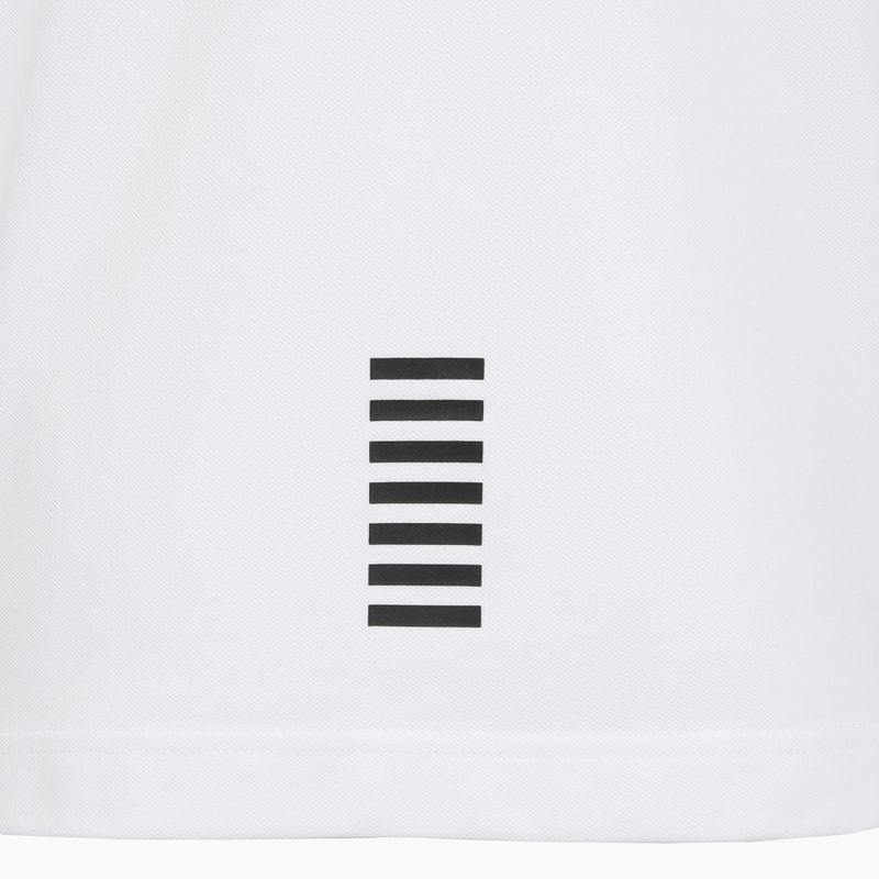Pánské polo tričko  EA7 Emporio Armani Core Identity Piqué White 4