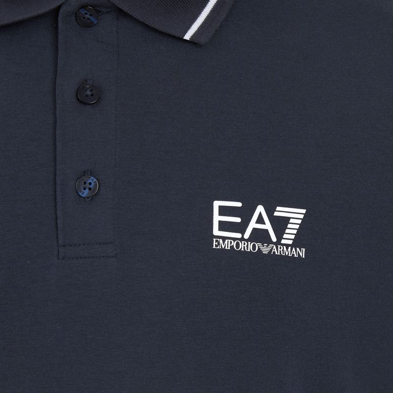 Pánské polo tričko  EA7 Emporio Armani Core Identity Piqué Polo armani blue 3