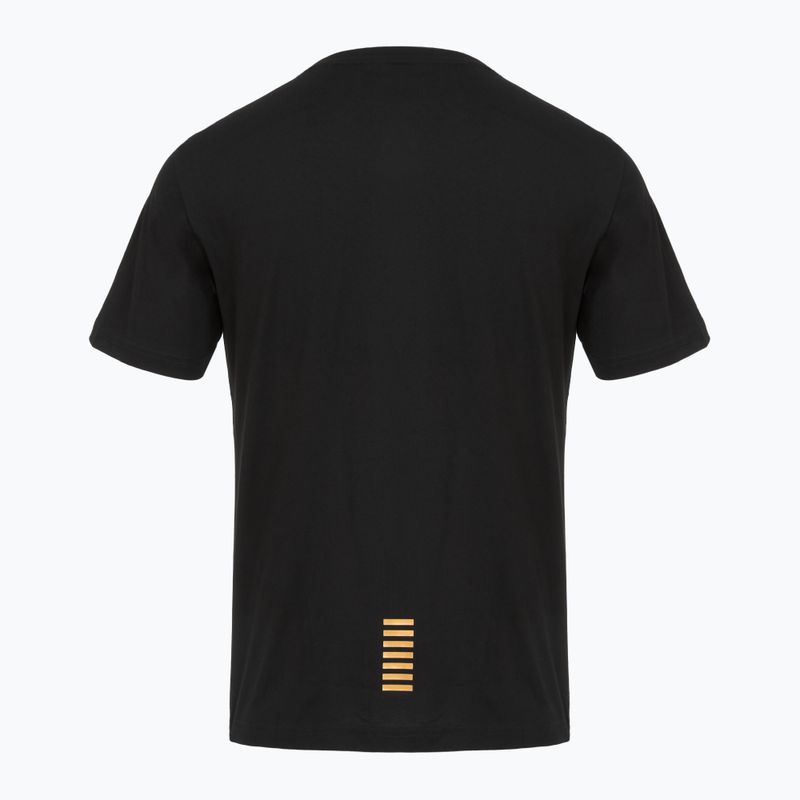 Pánské tričko EA7 Emporio Armani Pima Cotton Core Identity black 2