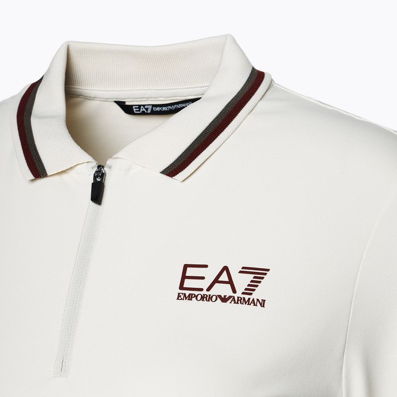 Dámské tričko longsleeve EA7 Emporio Armani Golf Pro Polo silver birch 3