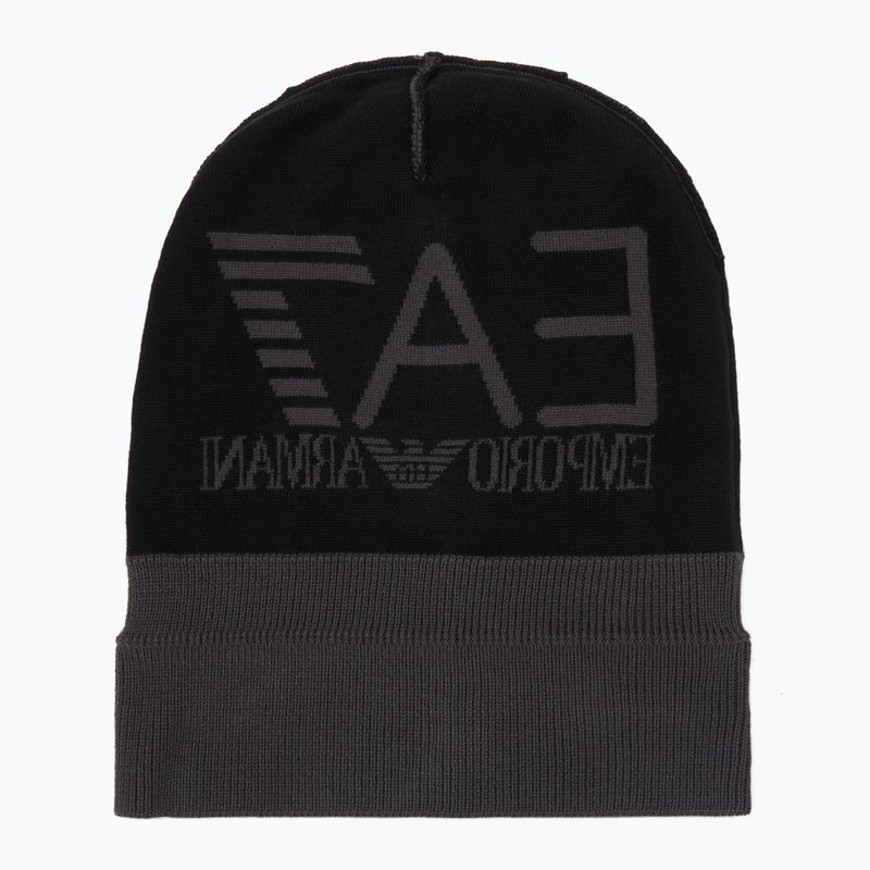 Zimní čepice EA7 Emporio Armani Mountain Visibility Beanie armani blue / asphalt 4