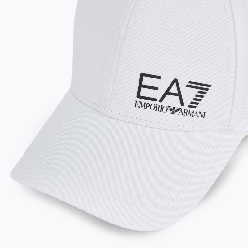 Kšiltovka EA7 Emporio Armani TrainCore IdentityLogo white/black 3