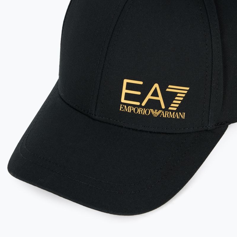 Kšiltovka EA7 Emporio Armani TrainCore IdentityLogo black/gold 3