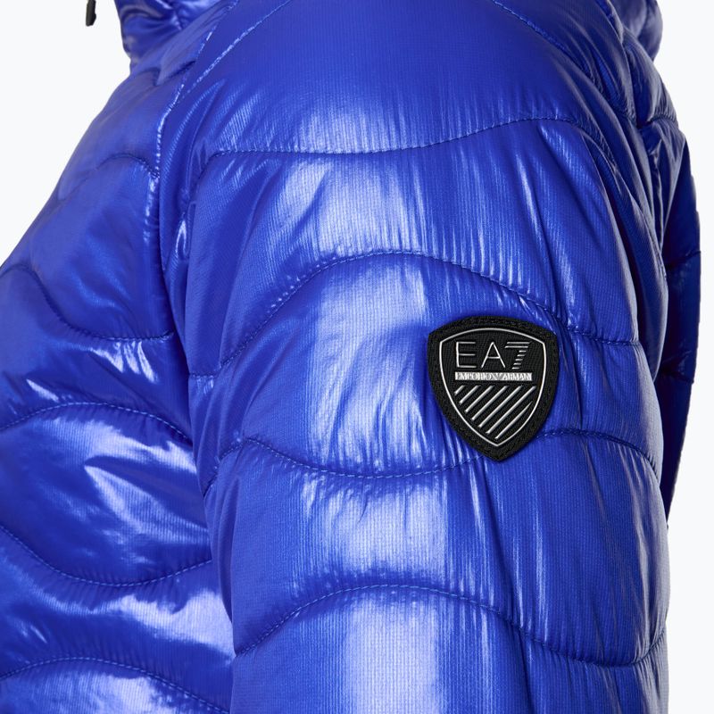 Pánská lyžařská mikina EA7 Emporio Armani Ski St. Moritz Light Padded Packable new royal blue 3