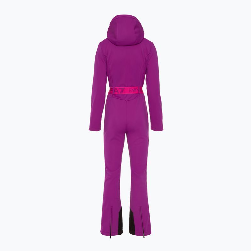 Dámská lyžařská kombinéza EA7 Emporio Armani Ski Kitzbuhel Softshell hollyhock 2