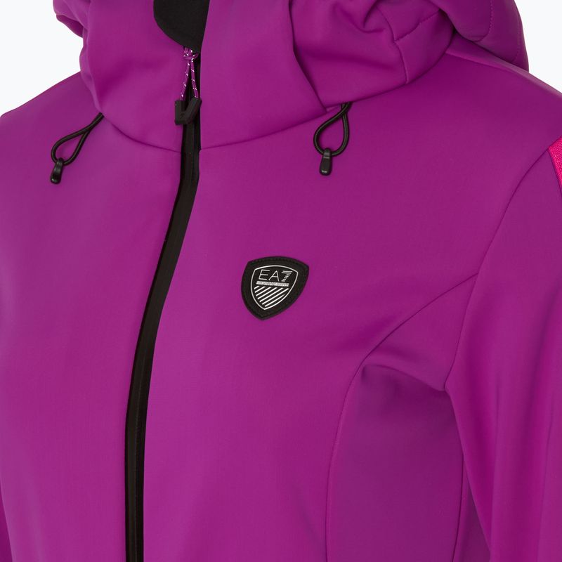 Dámská lyžařská kombinéza EA7 Emporio Armani Ski Kitzbuhel Softshell hollyhock 3