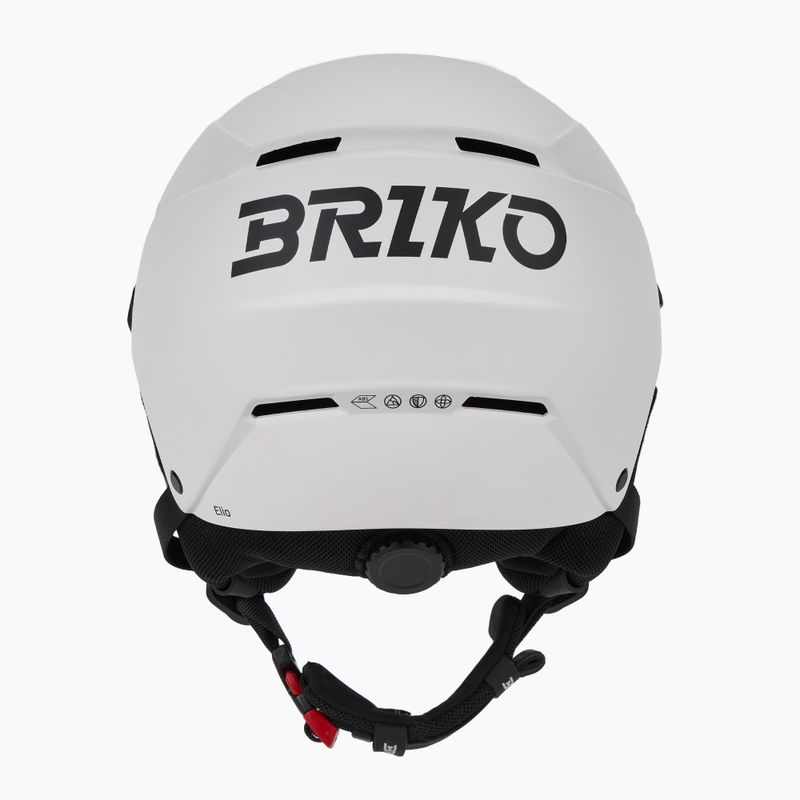 Lyžařská helma Briko Elio Visor matt white/black 4