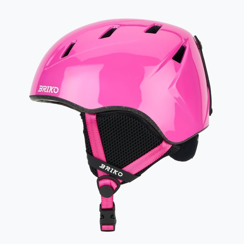 Dětská lyžařská helma Briko Makalu Jr shiny pink/white 3