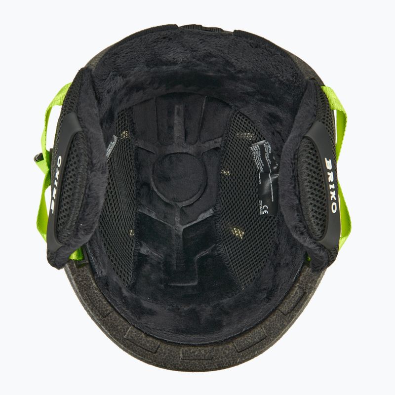 Dětská lyžařská helma Briko Makalu Jr shiny sunflower yellow/lineade green 5