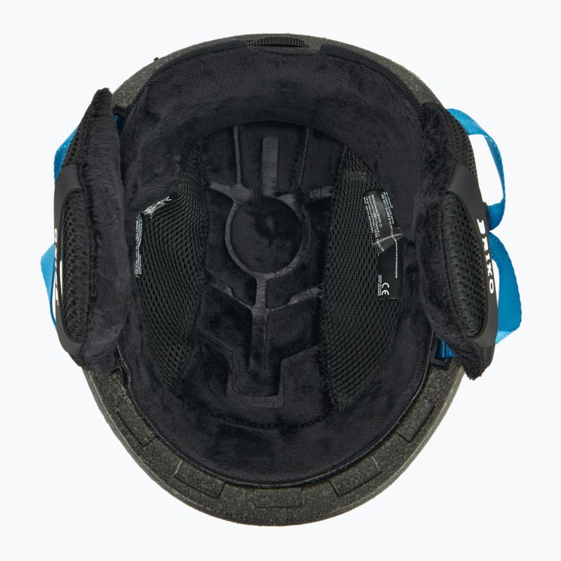 Dětská lyžařská přilba Briko Makalu Jr shiny white/lochmara blue 5