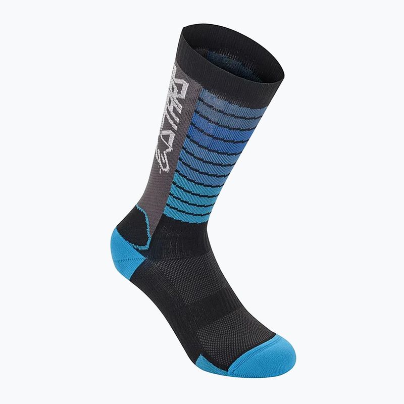 Ponožky cyklistické  Alpinestars Drop 22 black/aqua