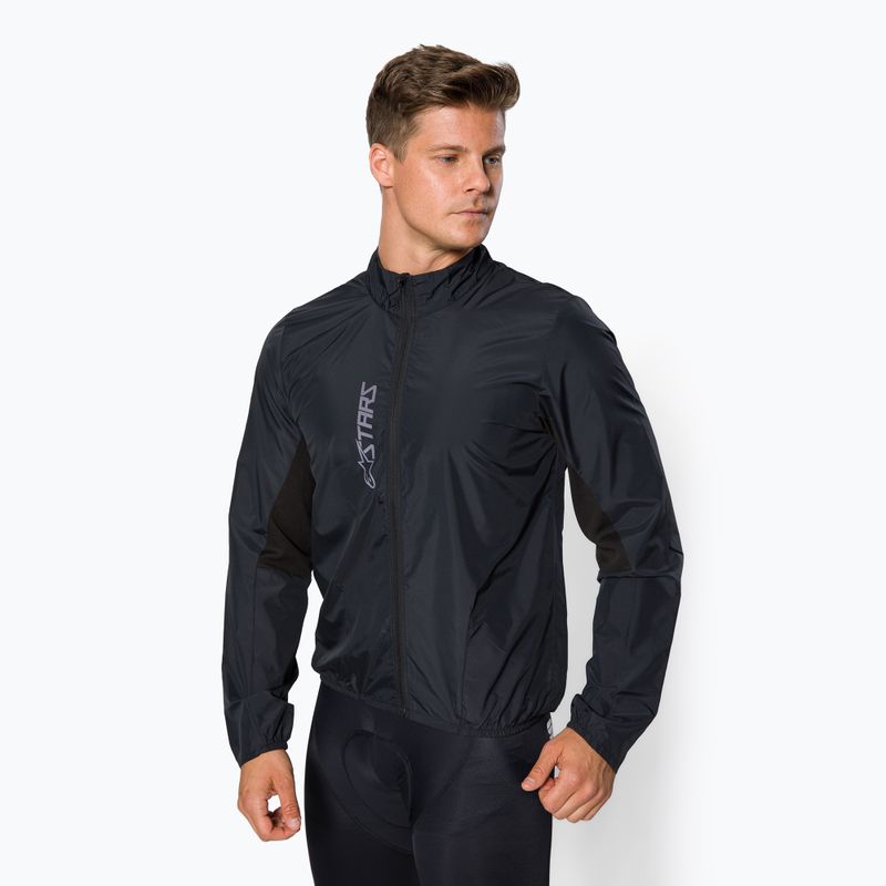 Pánská cyklistická bunda Alpinestars Nevada Packable Bike Jacket černá 1323320/10 3