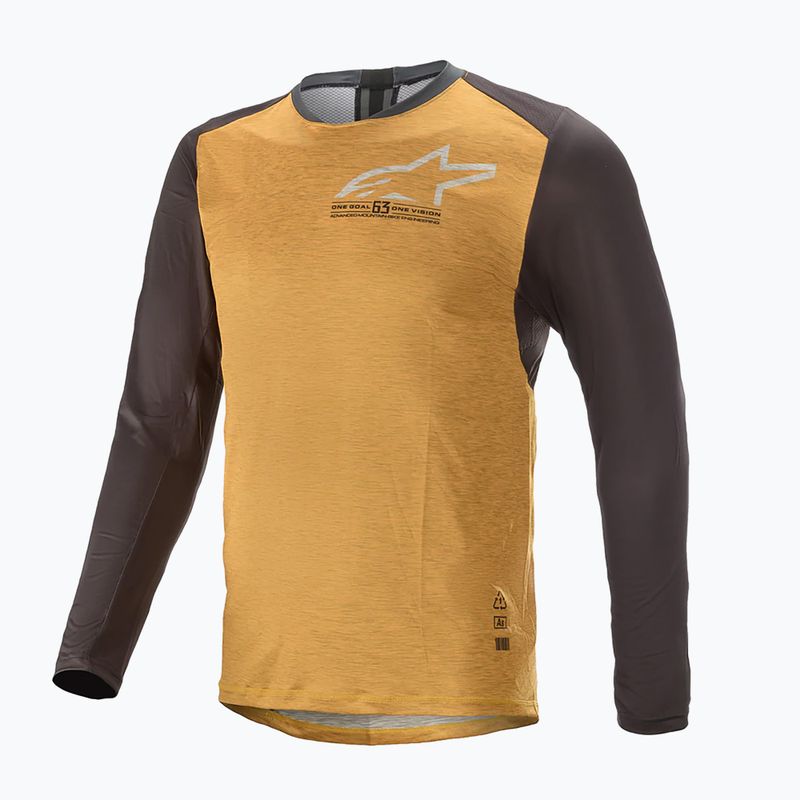 Alpinestars pánský cyklistický dres Alps 6.0 V2 LS Jersey žlutý 1763821/4010