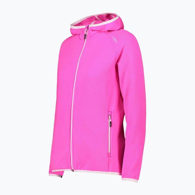 Dámská fleece mikina CMP růžová 32G5906/H924 2