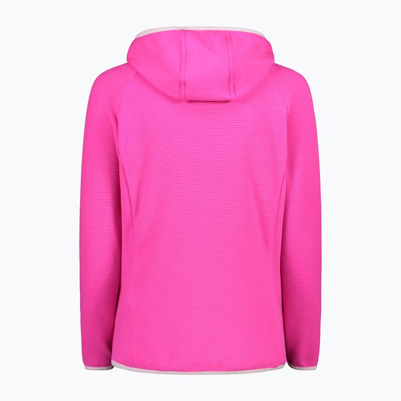 Dámská fleece mikina CMP růžová 32G5906/H924 3