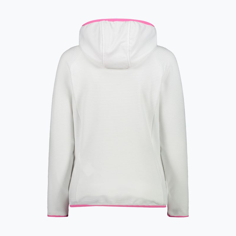 Dámská fleece mikina CMP bílá 32G5906/A001 3