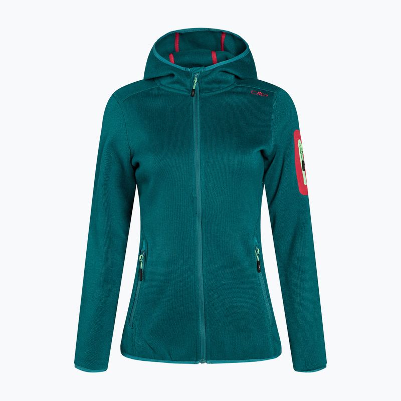 Dámská fleece mikina CMP zelená 3H19826/12EG