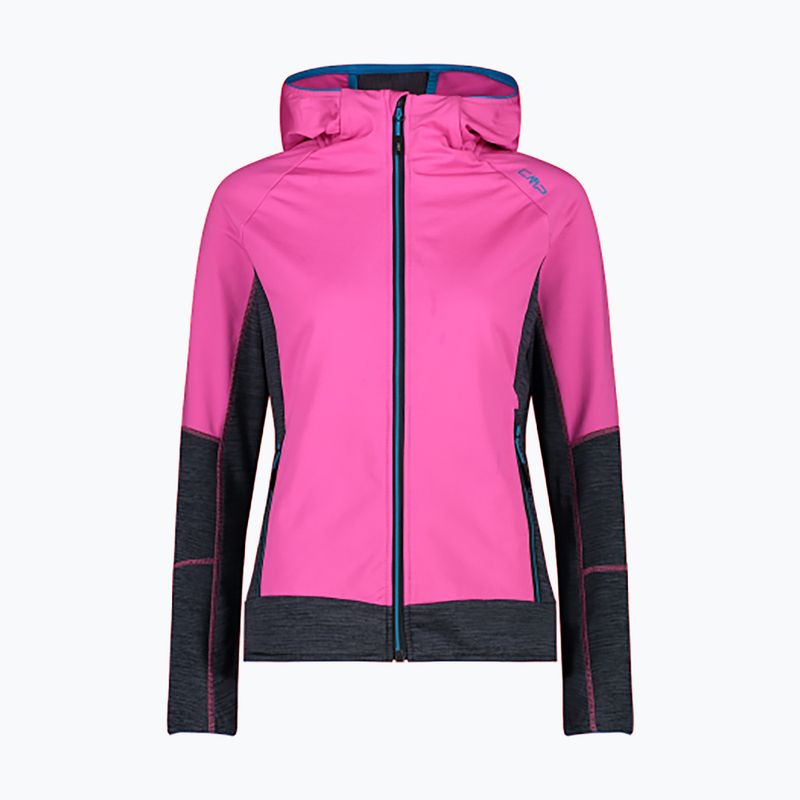 Dámská fleece mikina CMP růžová 32E6156/H924