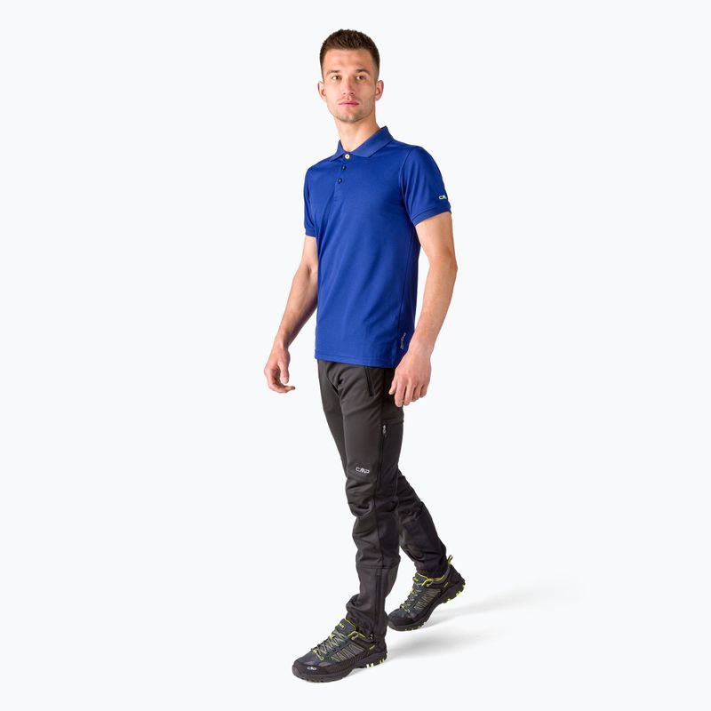 Pánské polo tričko CMP tmavě modré 3T60077/M952 2