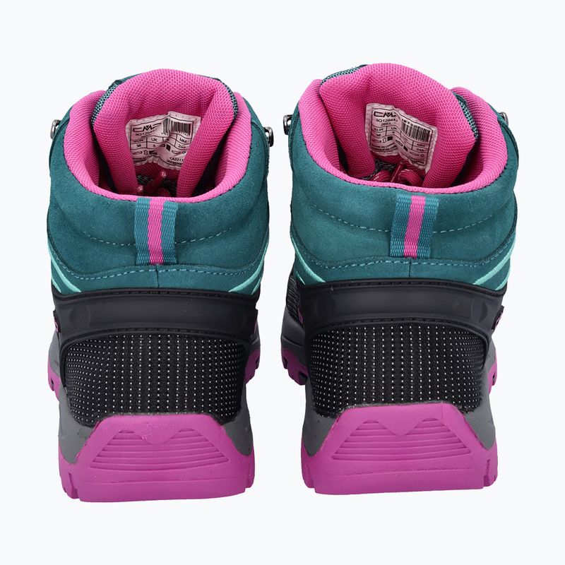 Juniorské trekové boty CMP Rigel Mid lake / pink fluo 12