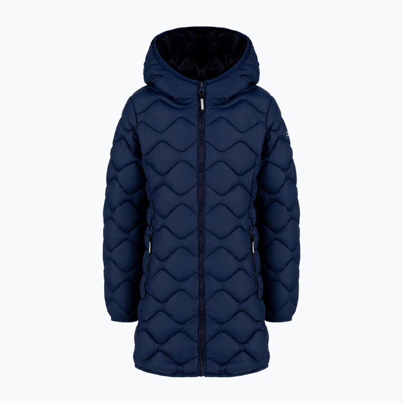 CMP dětská péřová bunda G Coat Fix Hood navy blue 32Z1145/M928